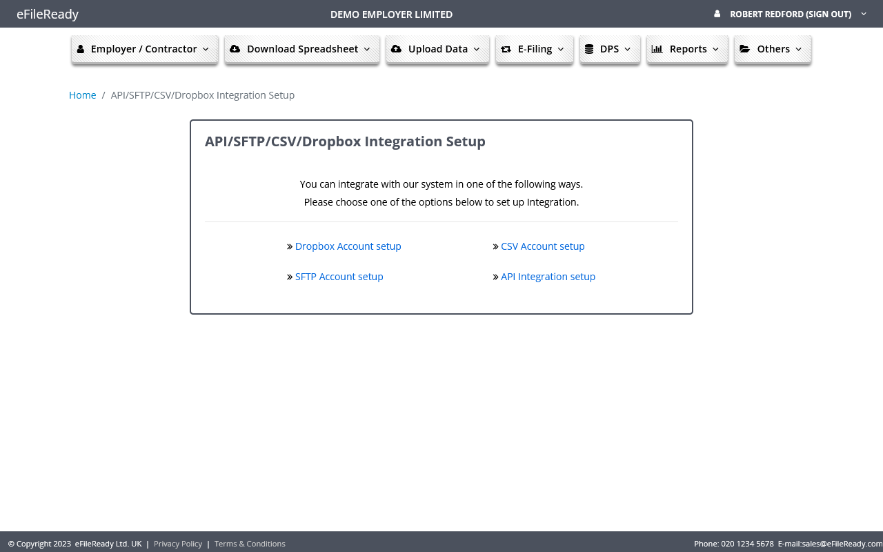 API Integration with eFileReady